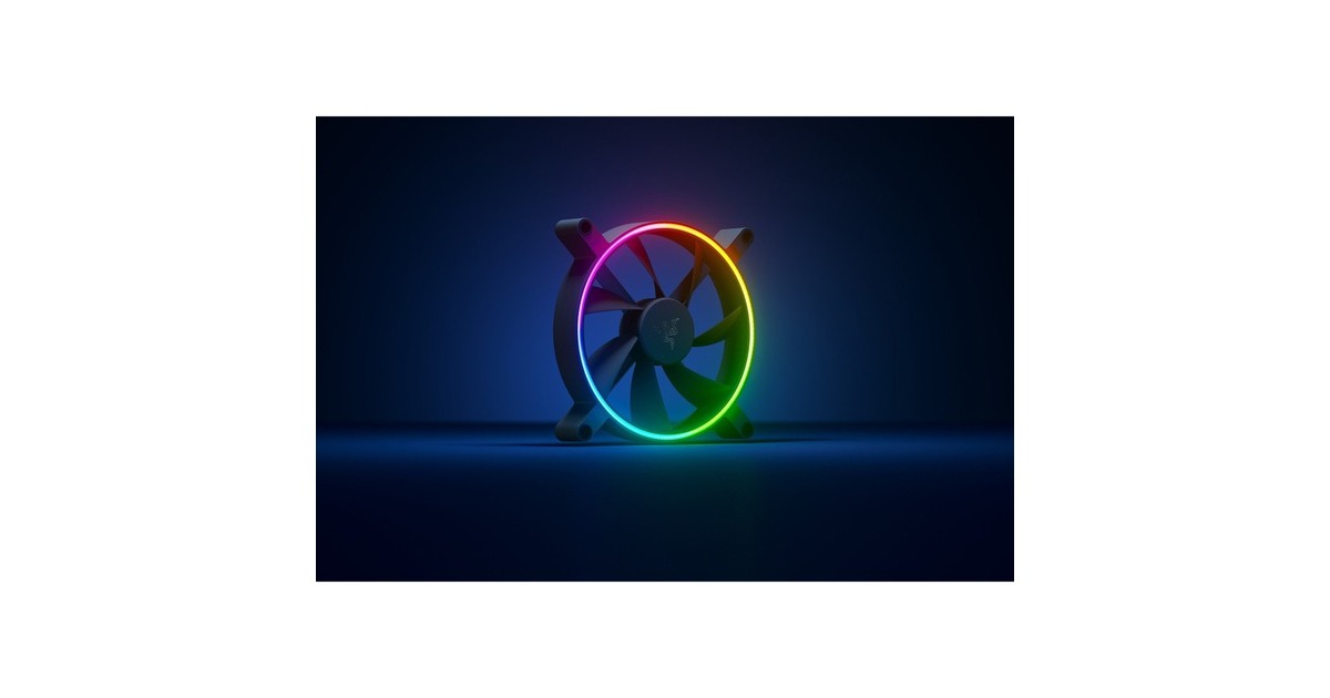 Razer Kunai Chroma - 140MM 3x 140x140x25mm, Gehäuselüfter(schwarz, 3er Pack)