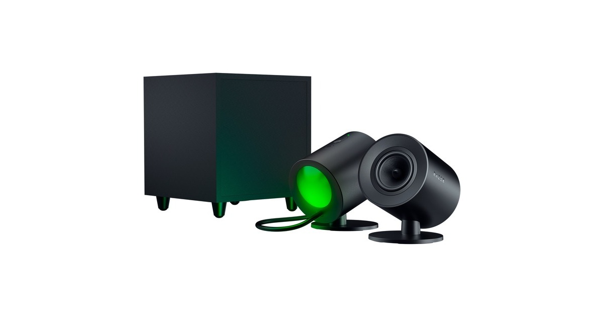 Razer Nommo V2, Lautsprecher(schwarz, USB, Bluetooth)
