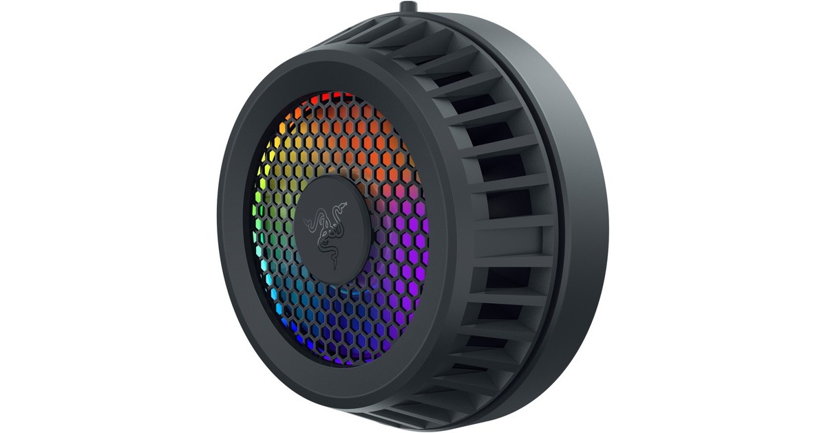 Razer Phone Cooler Chroma MagSafe, Kühlkörper(schwarz, iPhone MagSafe kompatibel ab iOS 12)
