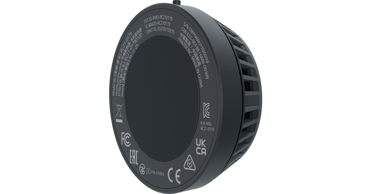 Razer Phone Cooler Chroma MagSafe, Kühlkörper(schwarz, iPhone MagSafe kompatibel ab iOS 12)