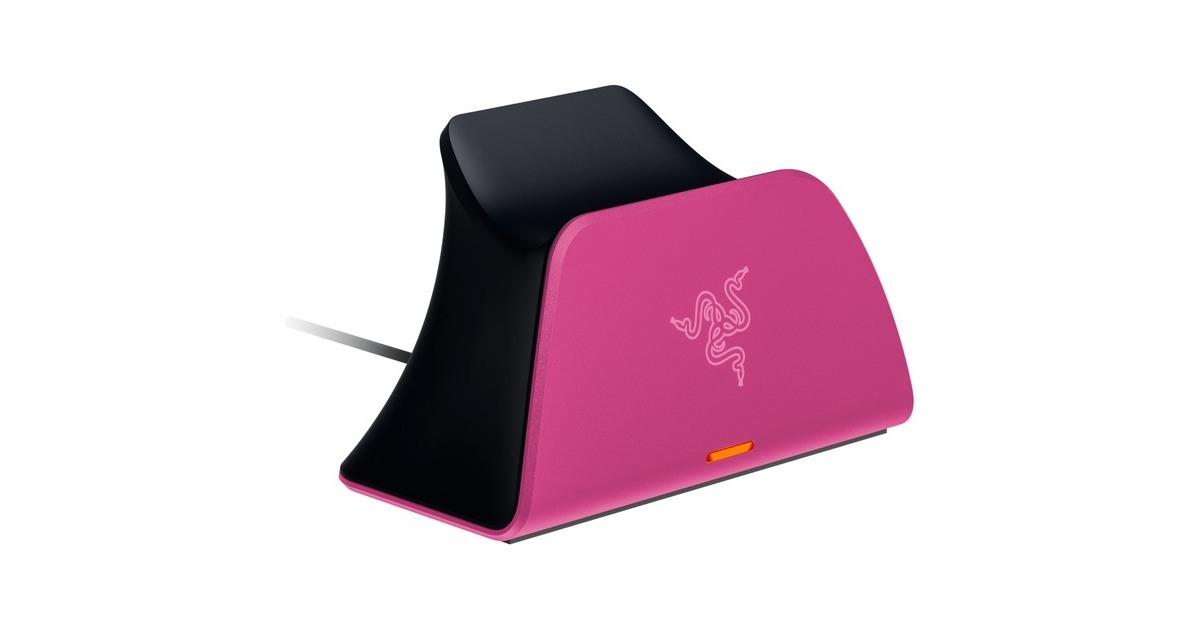 Razer Quick Charging Stand, Ladestation(pink, für PlayStation 5)