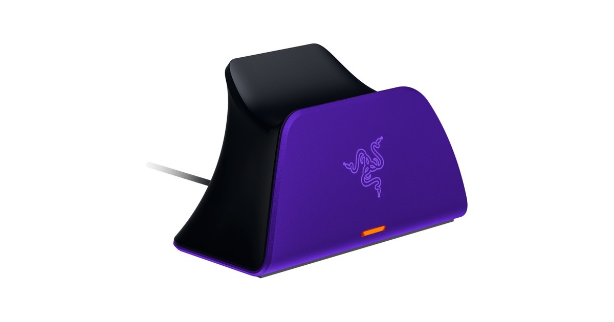 Razer Quick Charging Stand, Ladestation(violett, für PlayStation 5)
