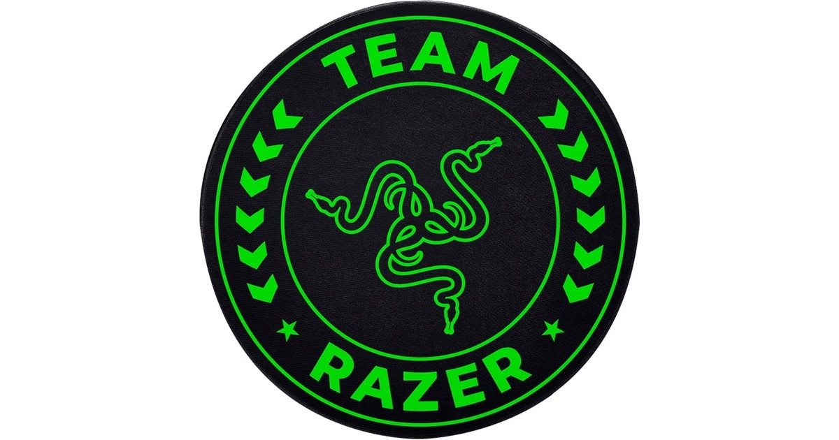 Razer Team Razer Floor Rug, Matte(schwarz/grün)