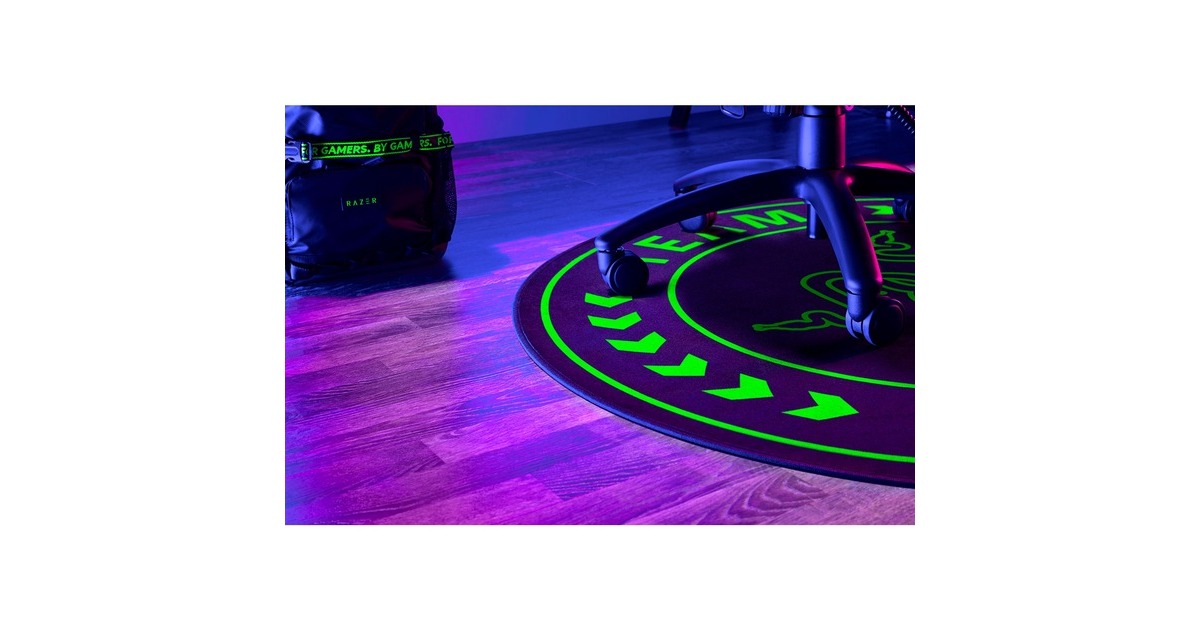 Razer Team Razer Floor Rug, Matte(schwarz/grün)