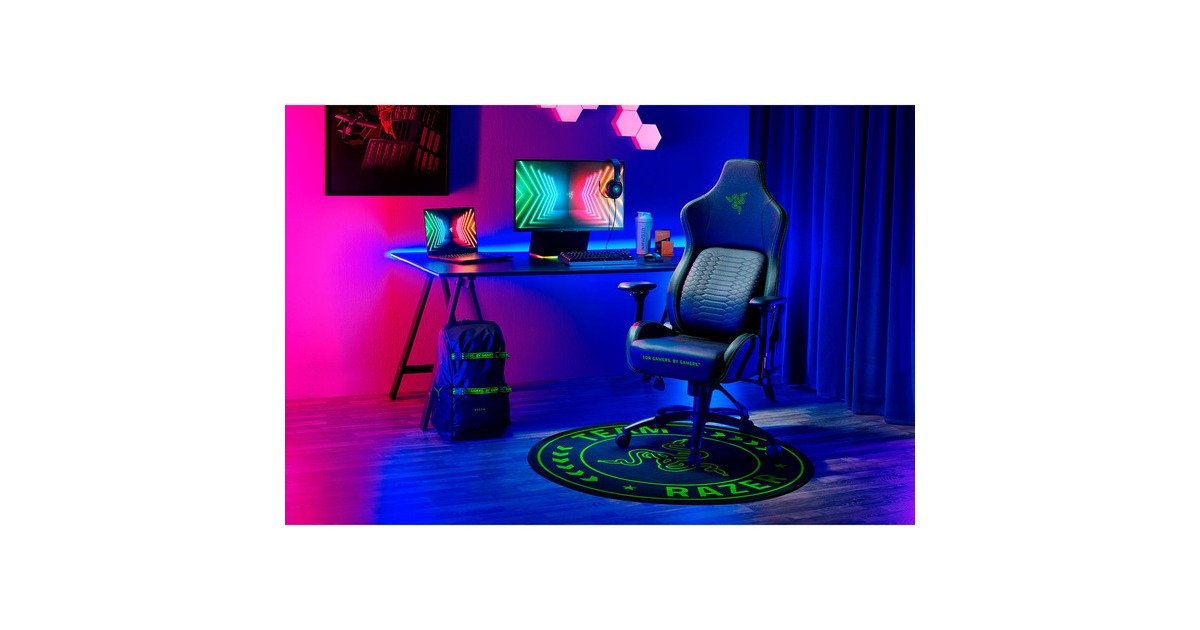 Razer Team Razer Floor Rug, Matte(schwarz/grün)