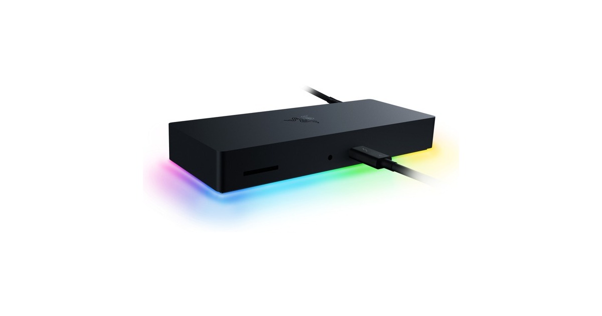 Razer Thunderbolt 4 Dock Chroma, Dockingstation(schwarz, USB, Gigabit LAN)