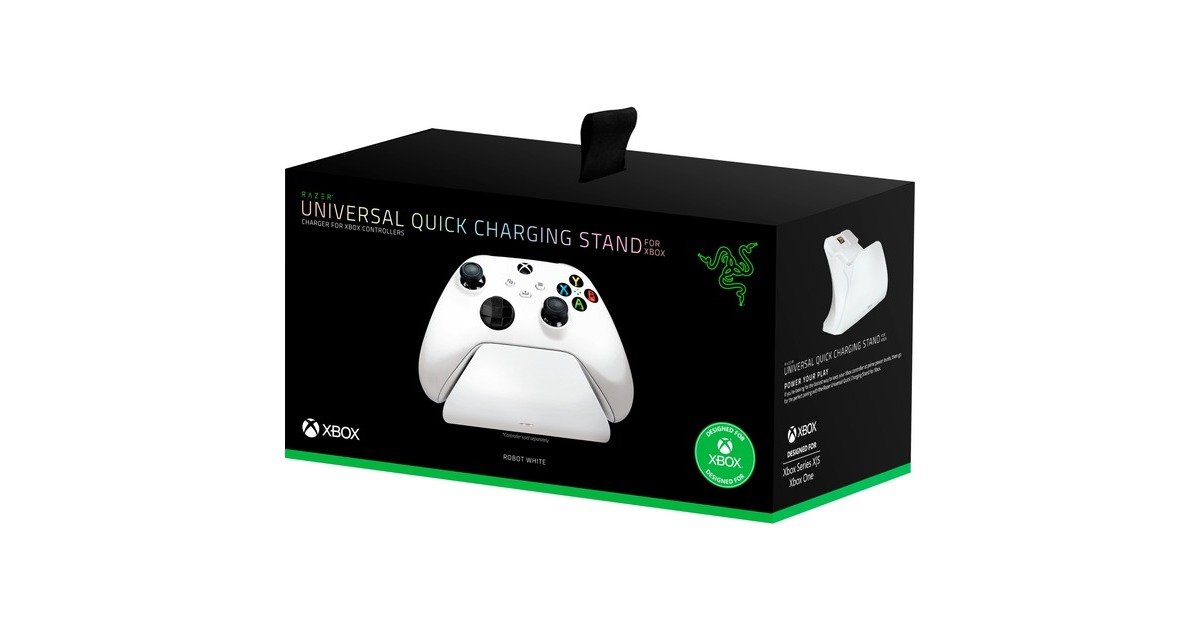 Razer Universal Quick Charging Stand - Robot White, Ladestation(weiß, für Xbox)