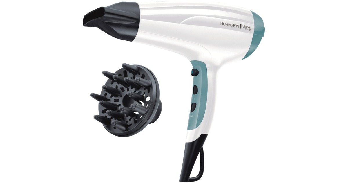 Remington Shine Therapy D5216, Haartrockner(weiß/türkis)