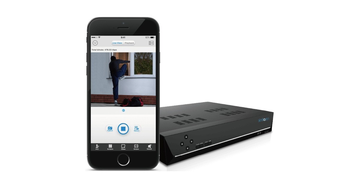 Reolink RLN8-410-2T, Netzwerk-Videorekorder(schwarz, 8 Kanäle, incl. 2 TB HDD)