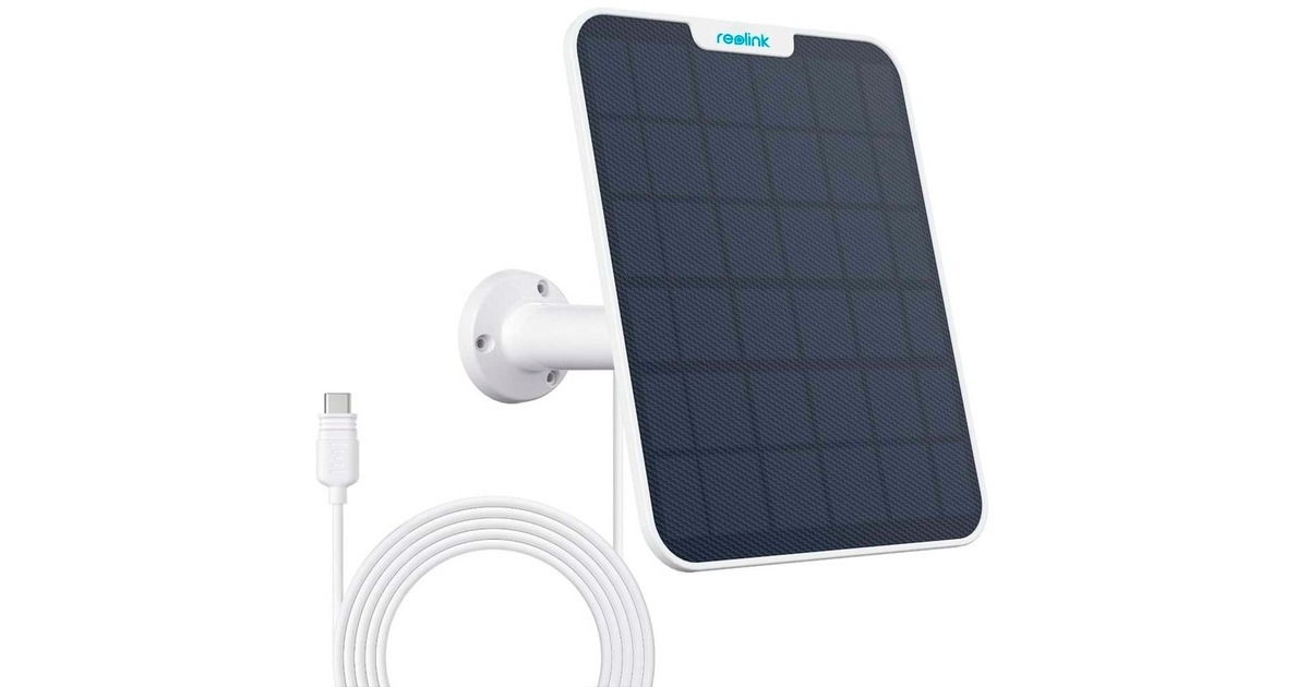 Reolink Solarpanel 2 (5,8 Watt)(weiß, für akkubetriebene Reolink Überwachungskameras)