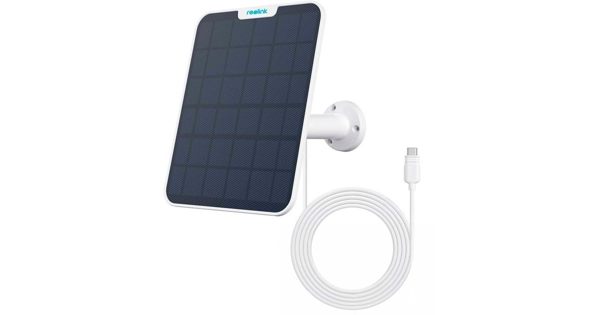 Reolink Solarpanel 2 (5,8 Watt)(weiß, für akkubetriebene Reolink Überwachungskameras)