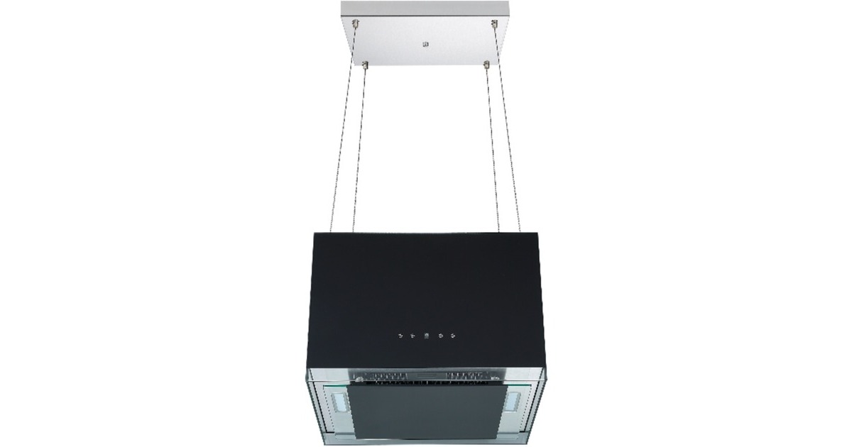 Respekta CH11050IS, Dunstabzugshaube(schwarz, 50 cm, mit Fernbedienung)