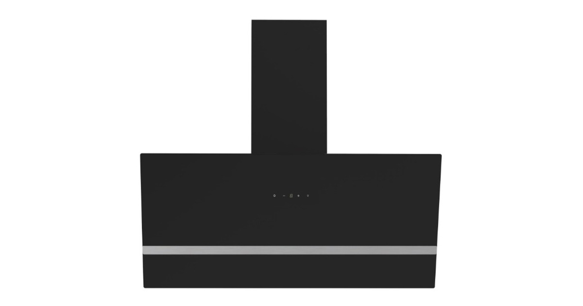 Respekta CH 24080 SM, Dunstabzugshaube(schwarz, 80 cm)