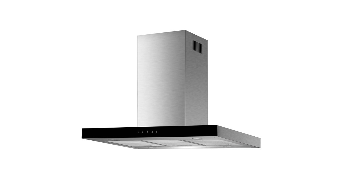 Respekta CH 44099 GISAM, Dunstabzugshaube(edelstahl/schwarz)