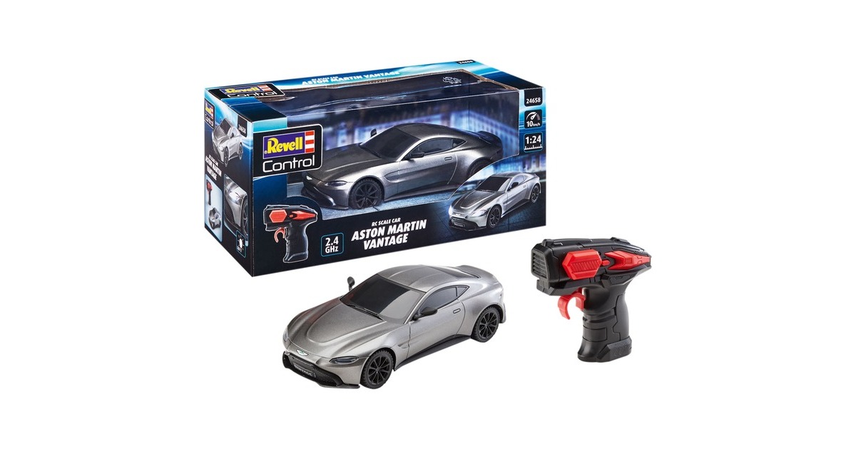 Revell Aston Martin Vantage, RC(silber/schwarz)