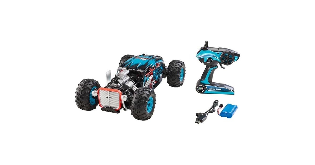 Revell Hot Rod MUSCLE RACER, RC(blau/schwarz, 1:12)