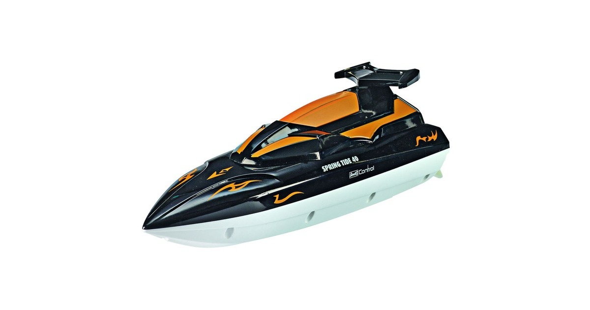 Revell Mini Speedboat SPRING TIDE 40, RC(schwarz/weiß)