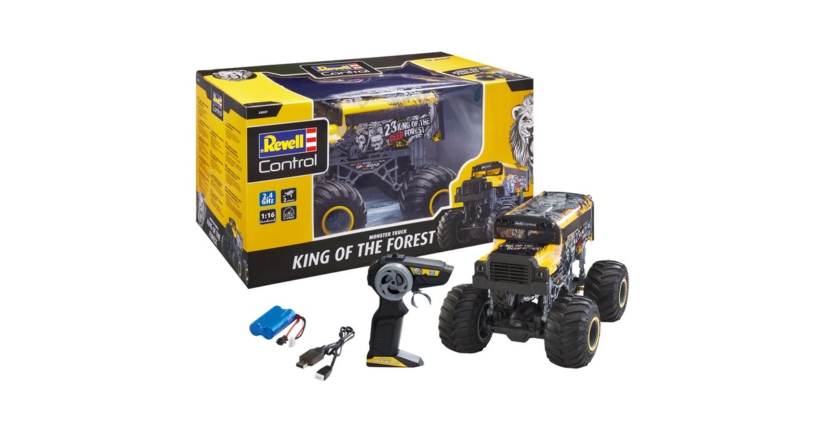Revell Monster Truck KING OF THE FOREST, RC(gelb/schwarz, 1:16)