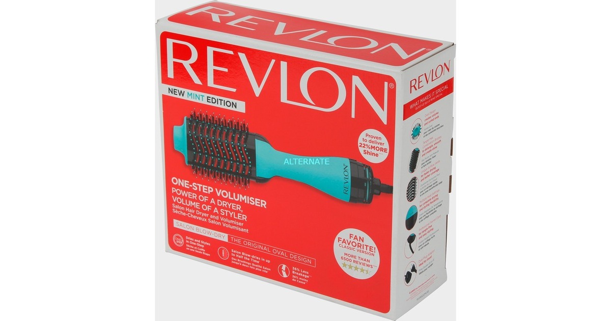 Revlon Salon One-Step Volumizer RVDR5222MUKE Mint Edition, Warmluftbürste(mint/schwarz)
