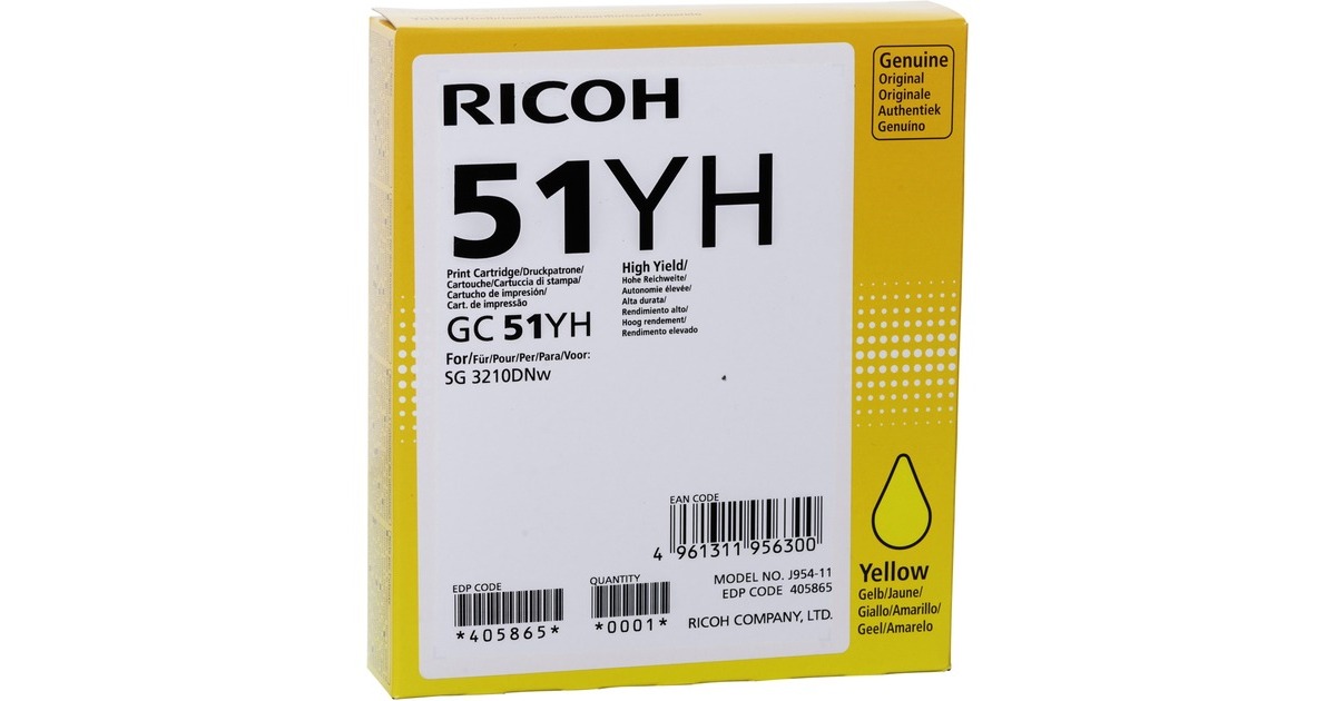 Ricoh Tinte gelb 405865