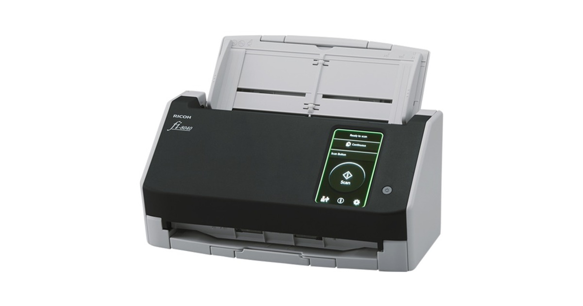 Ricoh fi-8040, Einzugsscanner(schwarz/hellgrau, USB, LAN)