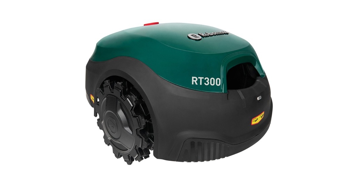 Robomow Mähroboter RT300 4,3Ah(dunkelgrün/schwarz, 18cm, Bluetooth)