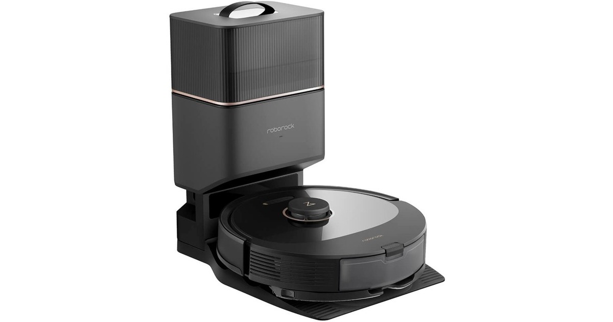 Roborock Q8 Max+, Saugroboter(schwarz, inkl. RoboDock Plus)