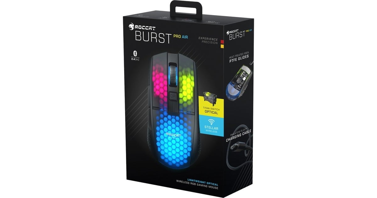 Roccat Burst Pro Air, Gaming-Maus(schwarz, Outlet)