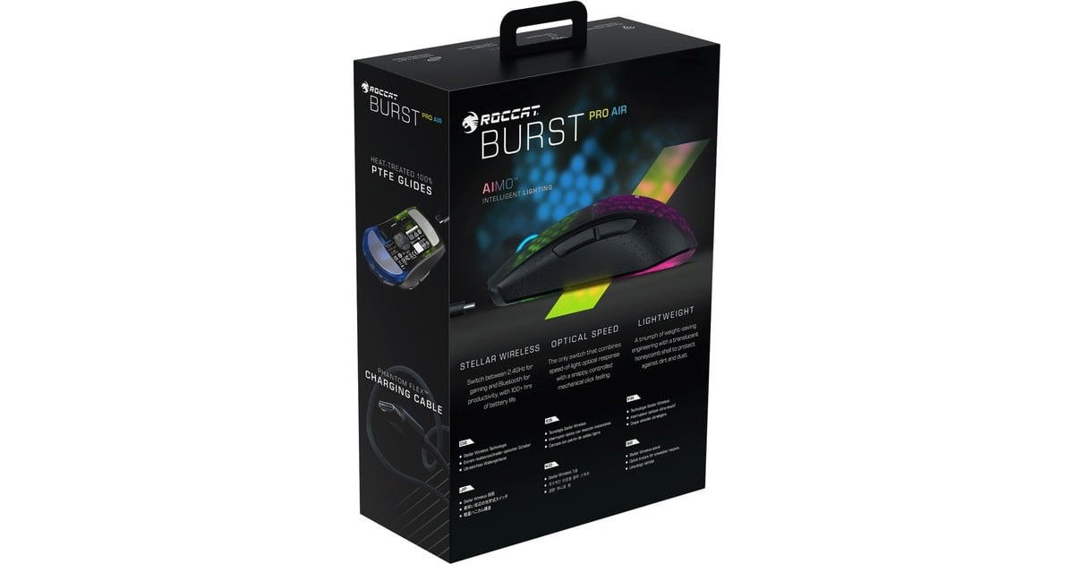 Roccat Burst Pro Air, Gaming-Maus(schwarz, Outlet)