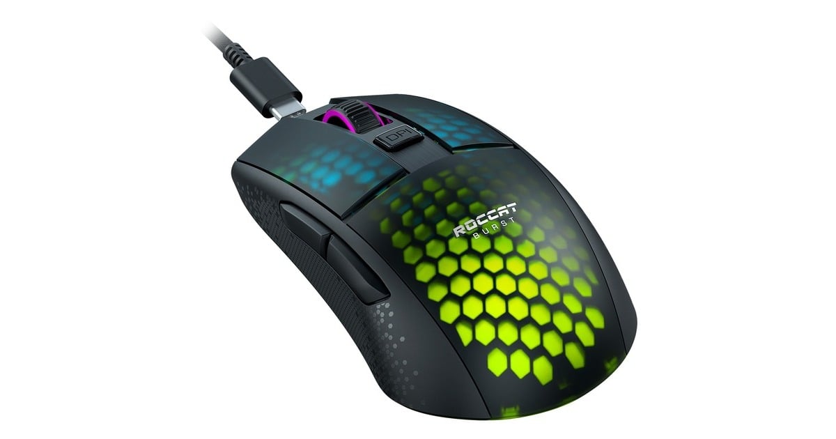 Roccat Burst Pro Air, Gaming-Maus(schwarz, Outlet)