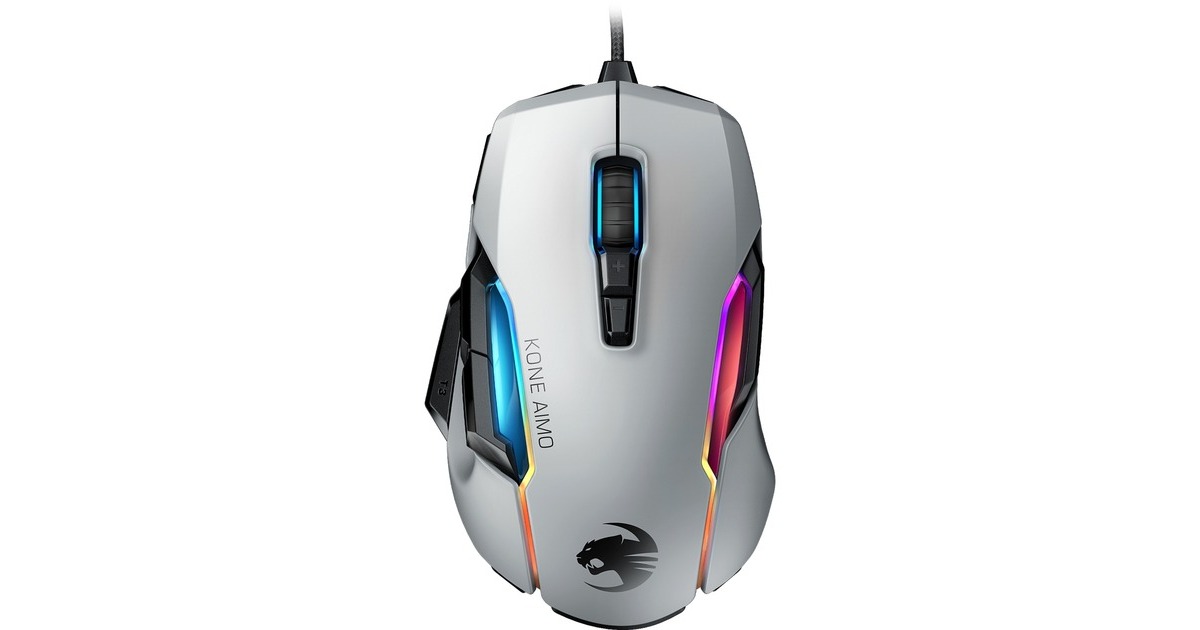 Roccat Kone AIMO, Gaming-Maus(weiß, remastered)
