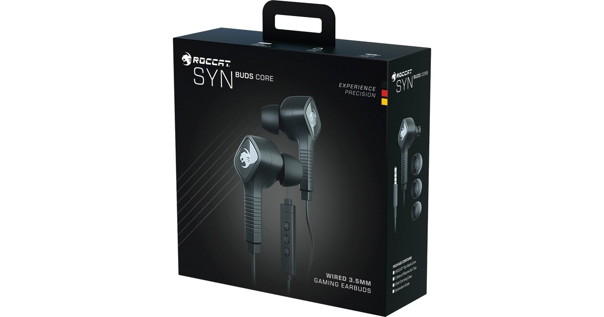 Roccat Syn Buds Core, Gaming-Headset(schwarz, 3,5 mm Klinke)