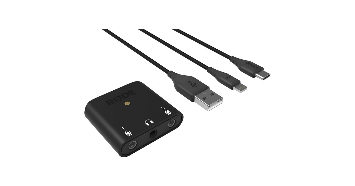 Rode Microphones AI-Micro, Adapter(schwarz, 3,5 mm Klinke)