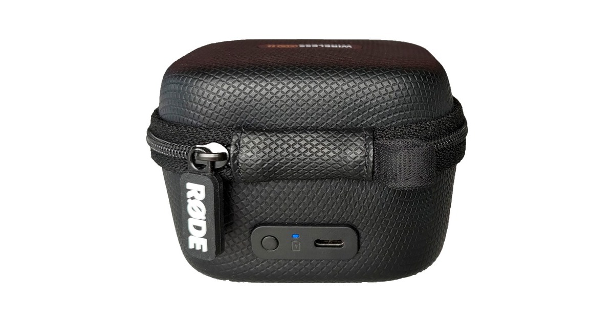 Rode Microphones Wireless GO II Charge Case, Powerbank(schwarz, für zwei Sender und einen Empfänger)