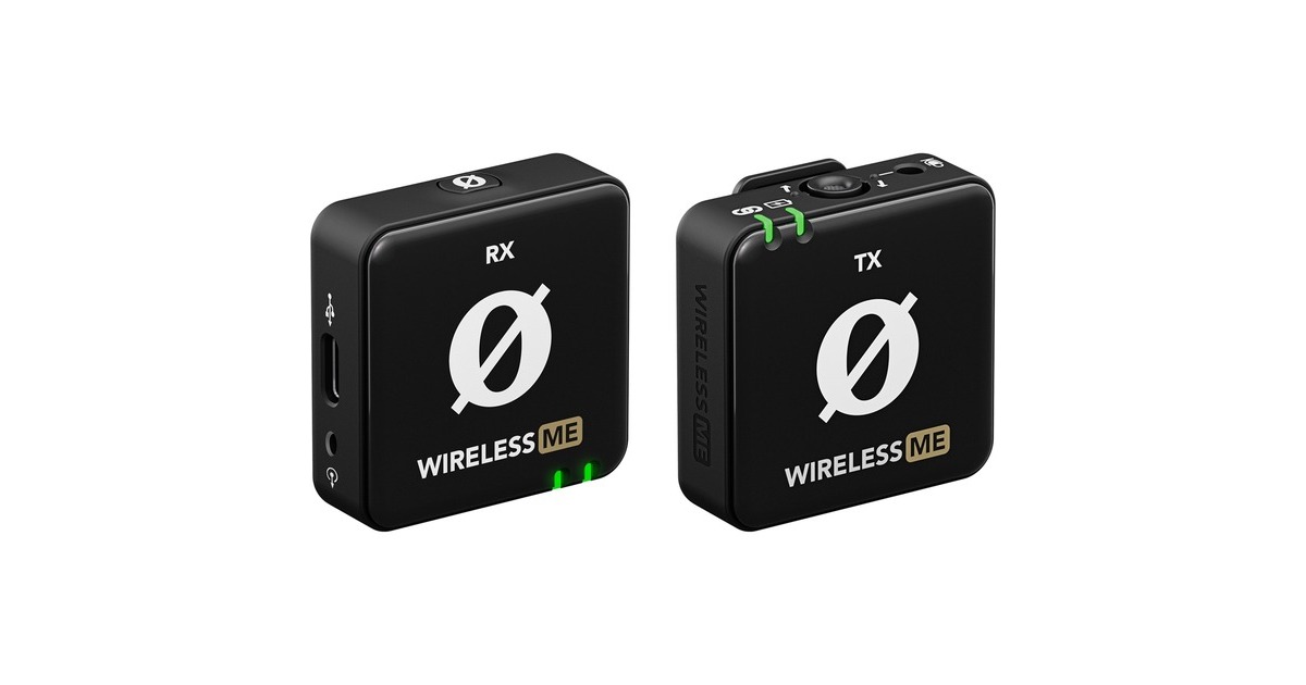 Rode Microphones Wireless ME, Mikrofon(schwarz, USB-C, 3.5 mm Klinke)