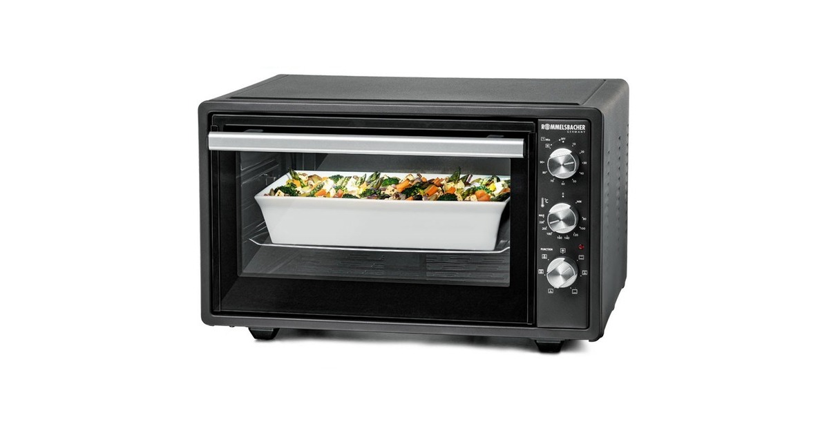 Rommelsbacher Back & Grill Ofen BG 1620, Mini-Backofen(anthrazit)