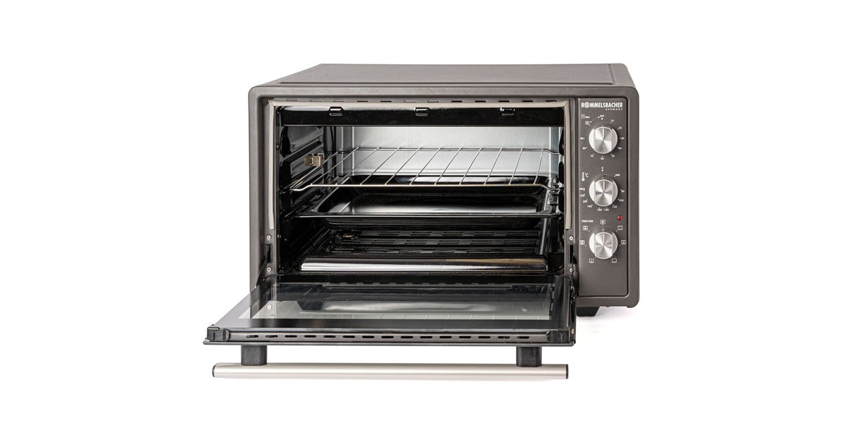 Rommelsbacher Back & Grill Ofen BG 1620, Mini-Backofen(anthrazit)