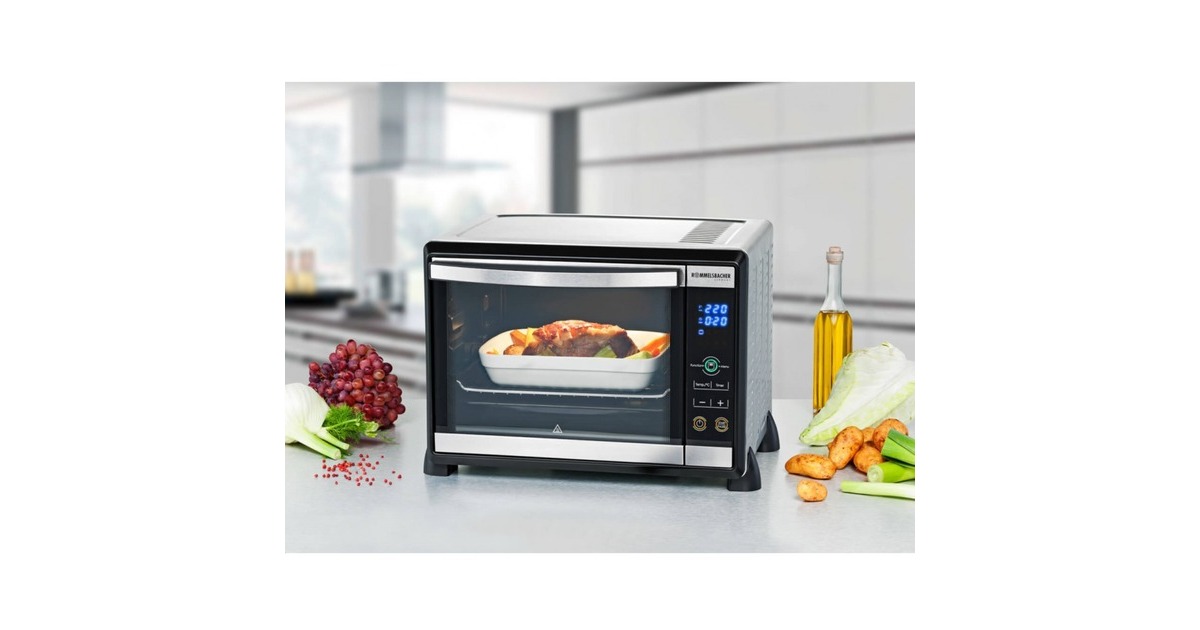 Rommelsbacher Back- und Grillgerät BGE 1580/E, Mini-Backofen(edelstahl)