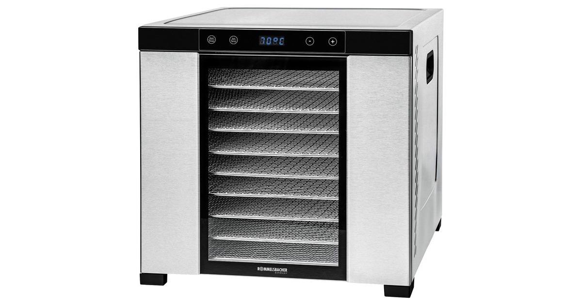 Rommelsbacher Dörrautomat DA 1000(edelstahl/schwarz)