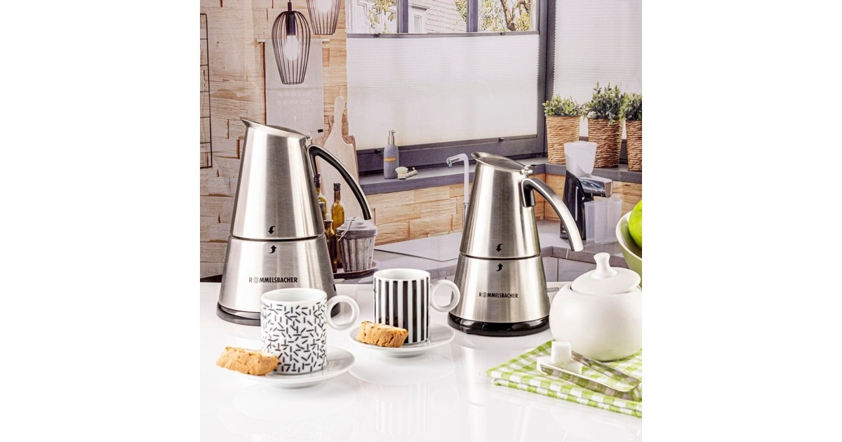 Rommelsbacher EKO 364/E Elpresso mini, Espressomaschine(edelstahl)