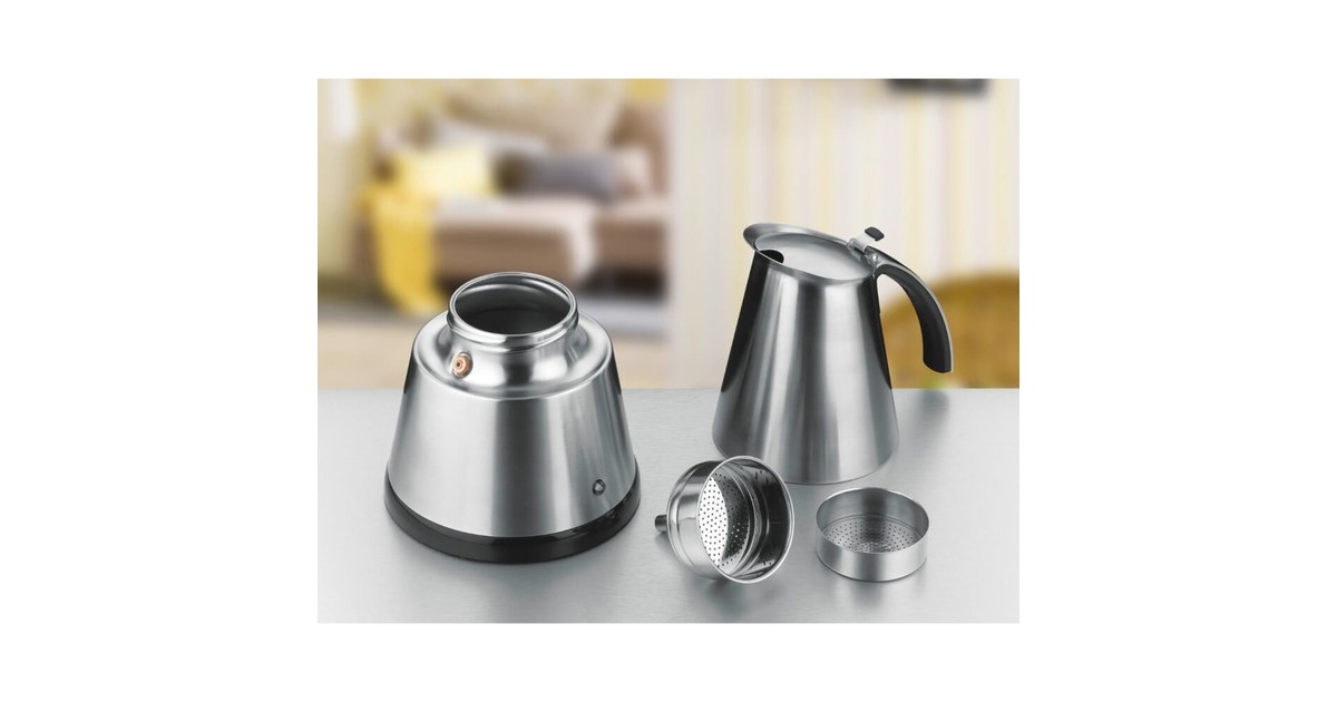 Rommelsbacher EKO 366/E Elpresso deLuxe, Espressomaschine(edelstahl)