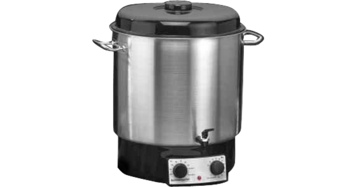 Rommelsbacher Einkochautomat KA 2004/E(edelstahl/schwarz, 27 Liter)