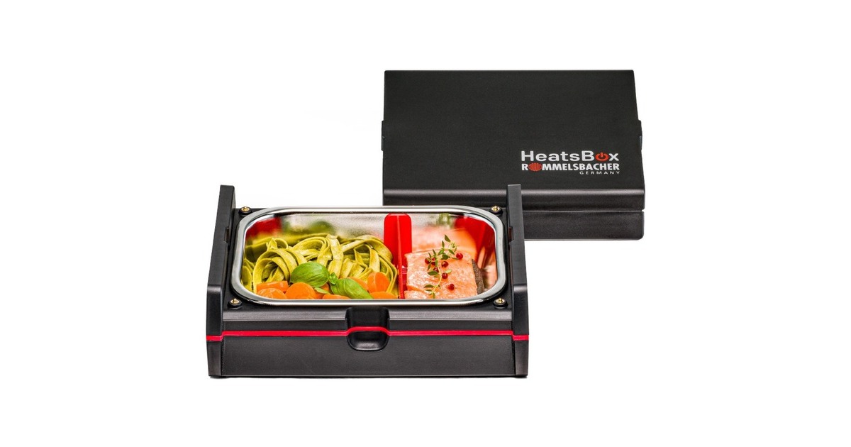 Rommelsbacher Elektrische Lunch-Box HB 100 HeatsBox(schwarz, 100 Watt)