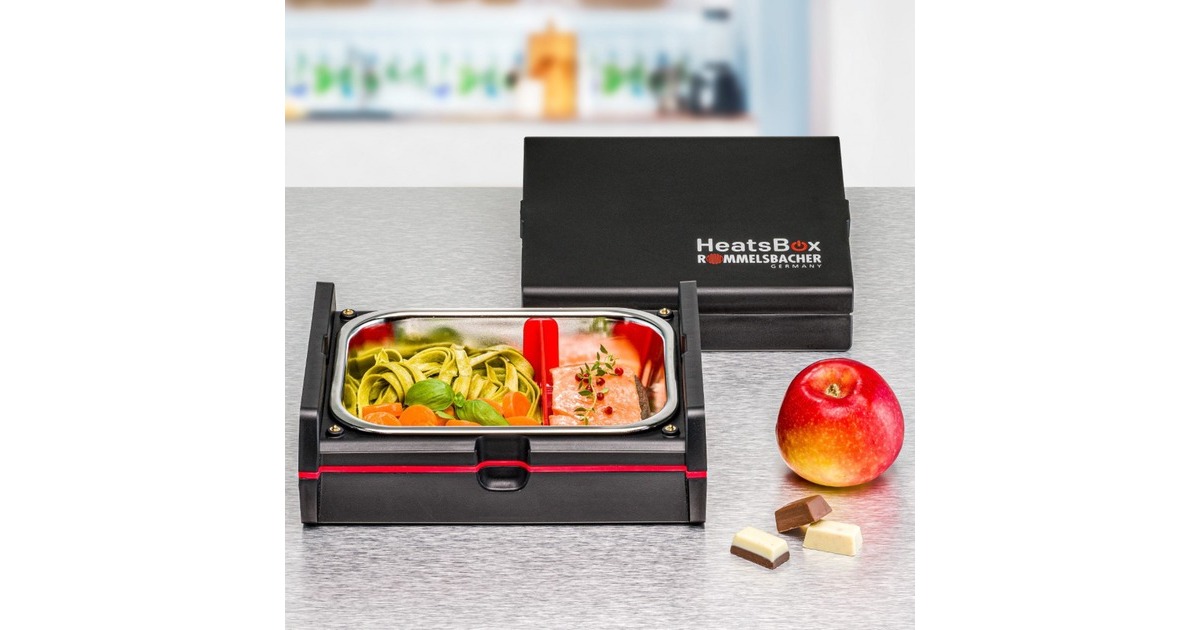 Rommelsbacher Elektrische Lunch-Box HB 100 HeatsBox(schwarz, 100 Watt)
