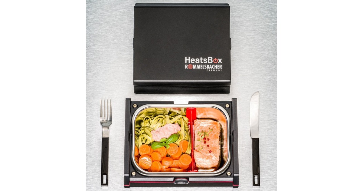 Rommelsbacher Elektrische Lunch-Box HB 100 HeatsBox(schwarz, 100 Watt)