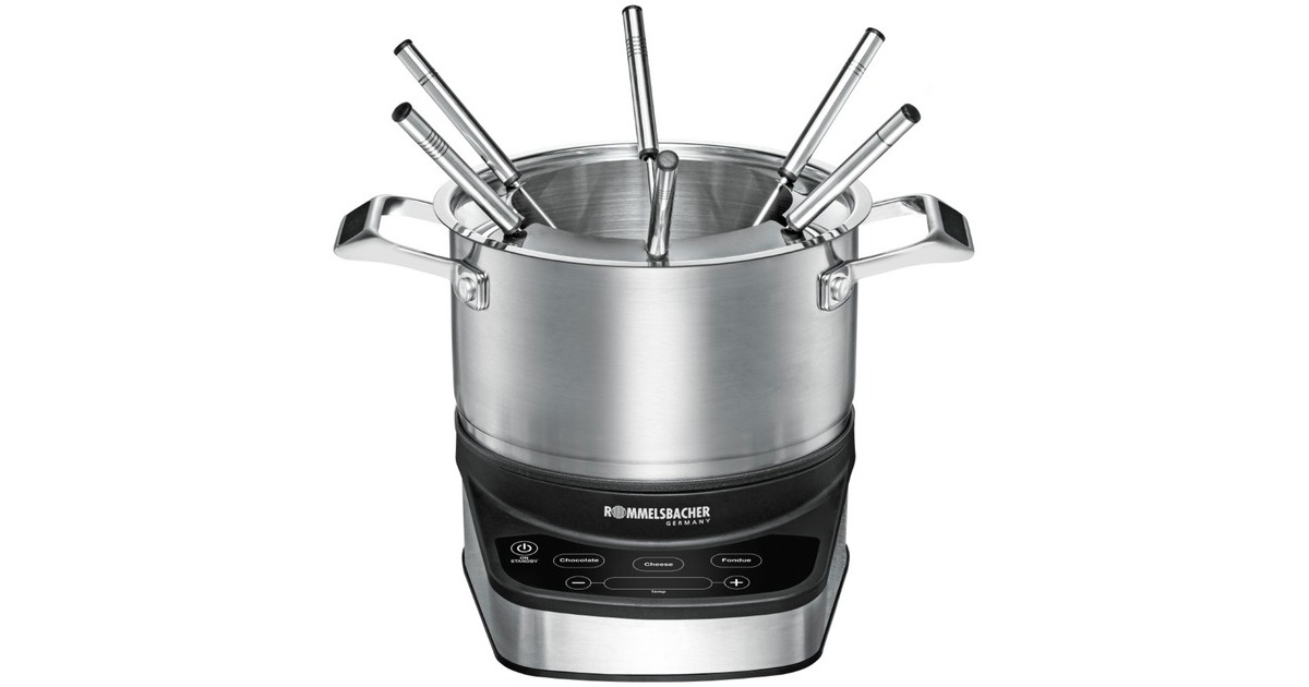 Rommelsbacher Fondue Set F 1200(edelstahl/schwarz)