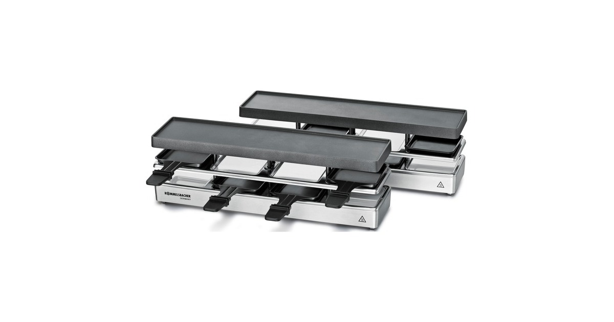 Rommelsbacher Fun for 4+4 RC 1600, Raclette(silber)