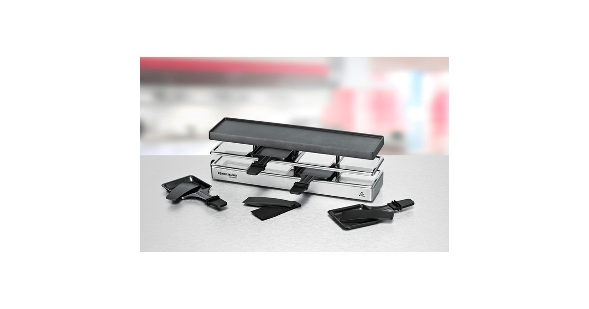 Rommelsbacher Fun for 4+4 RC 1600, Raclette(silber)