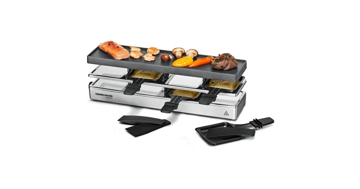 Rommelsbacher Fun for 4 RC 800, Raclette(silber)