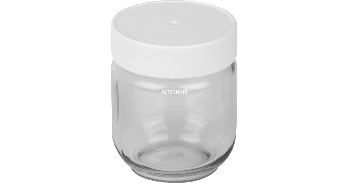 Rommelsbacher Joghurtbereiter-Ersatzgläser-Set JG 8, Glas(transparent/weiß, 8-teilig)